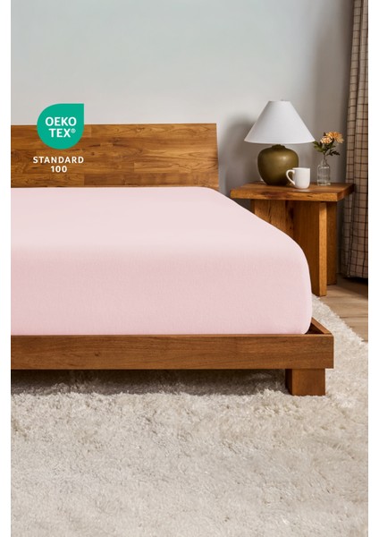 %100 Pamuk Penye Kumaş Lastikli Çarşaf - Fitted - Yumuşak - Kaliteli Tek Kişilik - Çift Kişilik