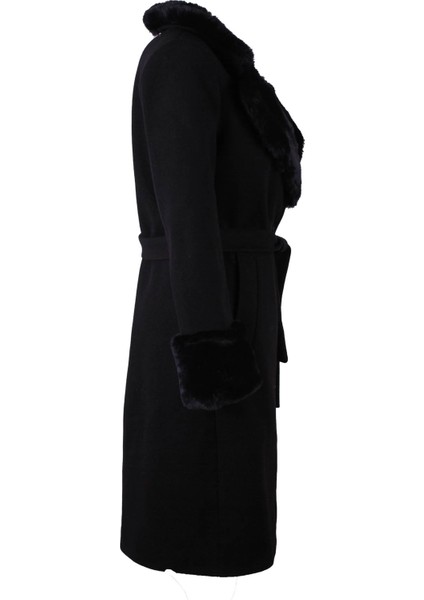 26KG07000018 Siyah Kadın Kaban 3412 fiyatları