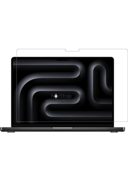 Apple MacBook Pro 14 Inç M5 Çip A3434 ile Uyumlu Ekran Koruyucu Parlak Nano Film
