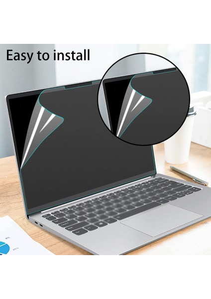 Apple MacBook Pro 14 Inç M5 Çip A3434 ile Uyumlu Ekran Koruyucu Parlak Nano Film modelleri