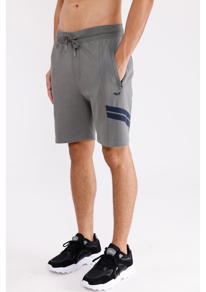 Çift Şerit Bant Detaylı Bağcıklı Yan Cepli Süper Koton Rahat Kalıp Şort fiyatları