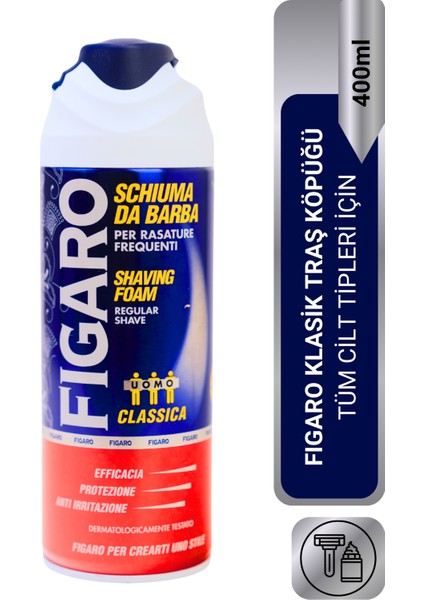 Fıgaro Tıraş Köpüğü Klasik 400 ml