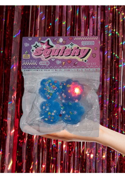 Işıklı Mini Sukuşi Mojmoj Kedi Patisi