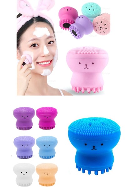 5 Adet Ruşur Taşı Mini Surat Figürlü Yüz Temizleme Silikonu modelleri