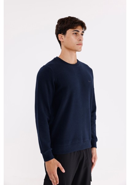 Selanik Dokulu Yumuşak Tutuşlu Rahat Kalıp Sade Tasarım Uzun Kollu Sweatshirt fırsatları