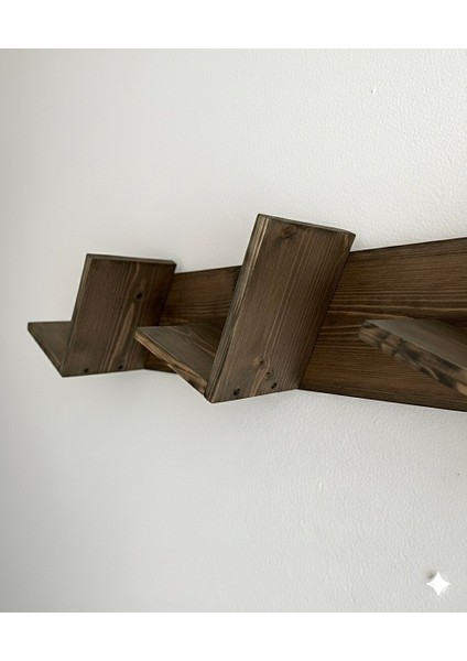 O&a Wood Doğal Ahşap Kitaplık, Dekoratif Tasarım Ahşap Vintage Kitaplık indirimleri