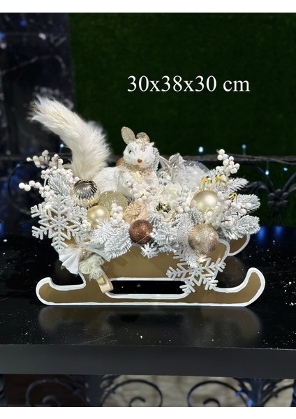 Yılbaşı Tasarım Peri LED Işıklı Lüks Kızak fiyatları