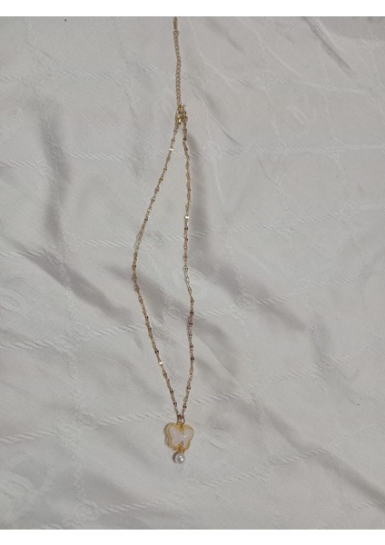 Kelebek Kolye Inci Uçlu fiyatları