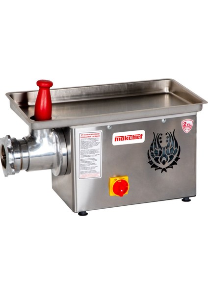 12 No Et Kıyma Makinesi Güçlü ve Sanayi Tipi Ileri Geri Çalışma Özelliği 0,55 Kw