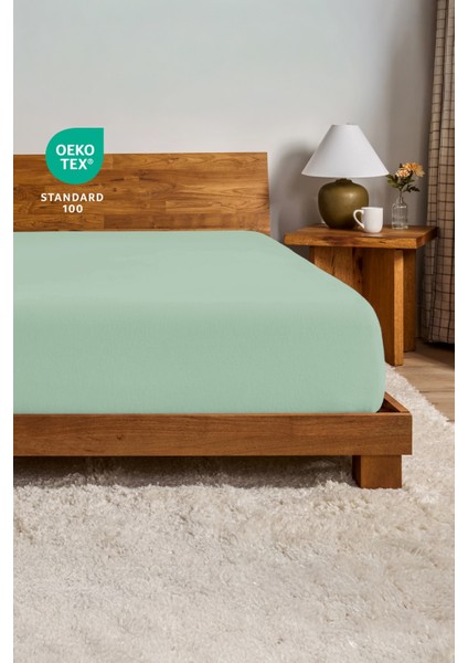 %100 Pamuk Penye Kumaş Lastikli Çarşaf - Fitted - Yumuşak - Kaliteli Tek Kişilik - Çift Kişilik