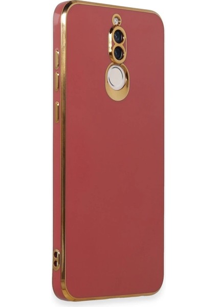 Buğz Huawei Mate 10 Lite Kılıf Volet Silikon - Kırmızı fiyatları