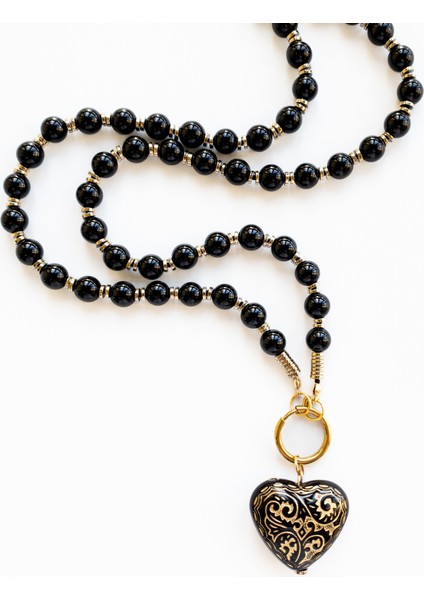 Arinna – Oniks ve Hematit Taşı Kolye fiyatları