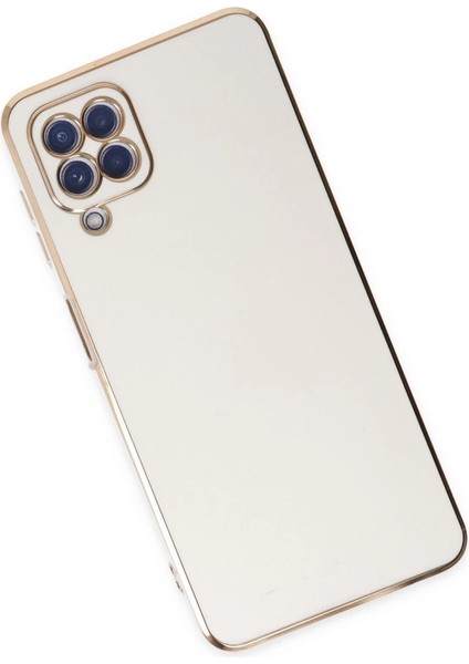 Buğz Samsung Galaxy A12 Kılıf Volet Silikon - Beyaz modelleri