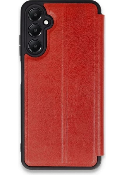 Buğz Samsung Galaxy S24 Fe Kılıf Flip Cover - Kırmızı