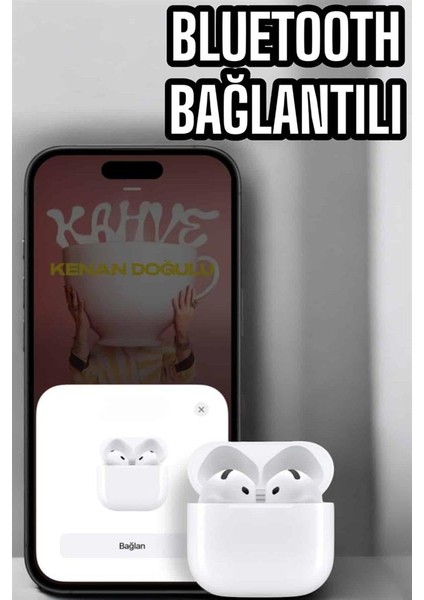 Kaliteli Ucuz Ios ve Android Uyumlu Tws Bluetooth Kulaklık Anc Özelliği