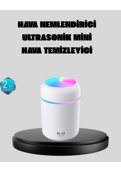 Taşınabilir USB Mini Nemlendirici – LED Aydınlatmalı Çift Püskürtme Modu