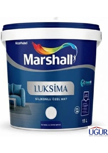 Luksima Silikonlu Özel Mat Iç Cephe Duvar Boyası