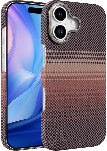 Iphone 17 Uyumlu Magsafe Şarj Destekli Kamera Koruma Çıkıntılı Karbon Fiber Tasarımlı Kılıf