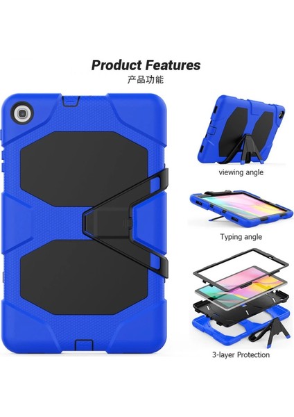 Buğz Samsung Galaxy T510 Tab A 10.1 Kılıf Griffin Tablet Kapak - Mavi modelleri