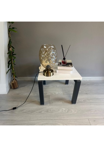 Veltro Cam Bal Rengi Y Piramit Masa Lambası Dekoratif Masaüstü Aydınlatma Hol Abajur Başucu Lamba fiyatları