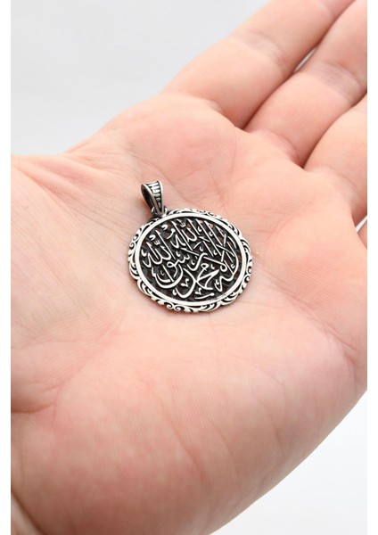 Kolye Ucu Kelime-I Tevhid Yazlı 925 Ayar Gümüş 902404 fırsatları