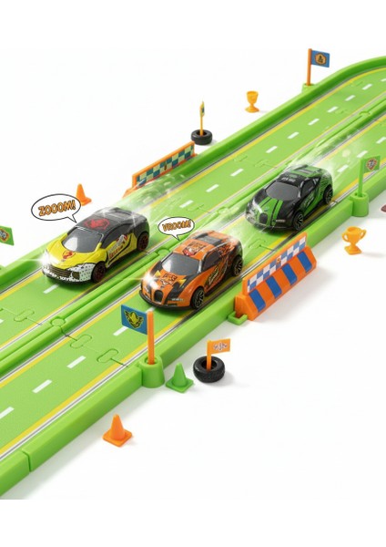 3'lü Süper Arabalar Seti Oyuncak Yarış Arabaları modelleri