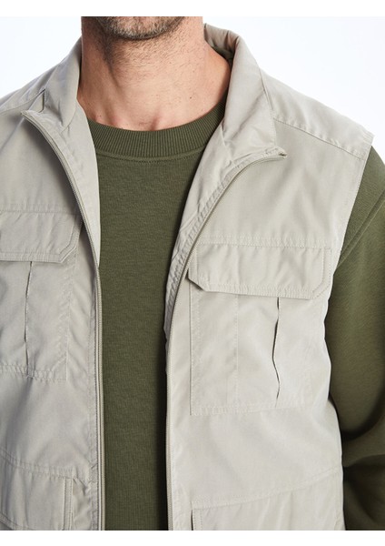 Yeni Sezon Standart Kalıp Dik Yaka Erkek Yelek fırsatları