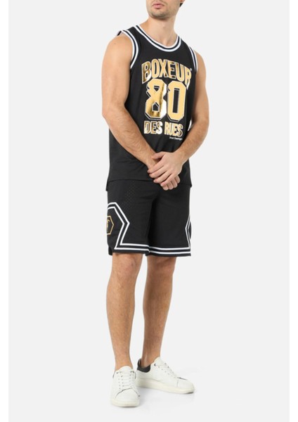 Canotta Basket Black-Gold fırsatları