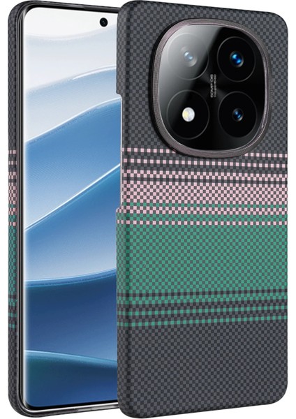 Xiaomi Redmi Note 14 Pro 5g Uyumlu Magsafe Özellikli Kamera Koruma Çıkıntılı Karbon Fiber Tasarımlı