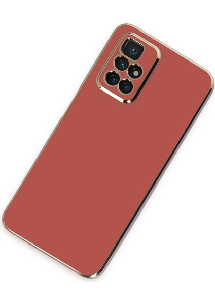 Buğz Xiaomi Redmi 10 2022 Kılıf Volet Silikon - Kırmızı modelleri