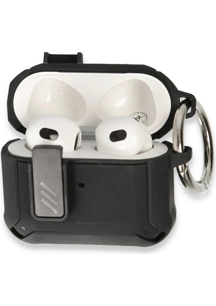 Buğz Airpods 3 (3.nesil) Truva Kılıf - Siyah