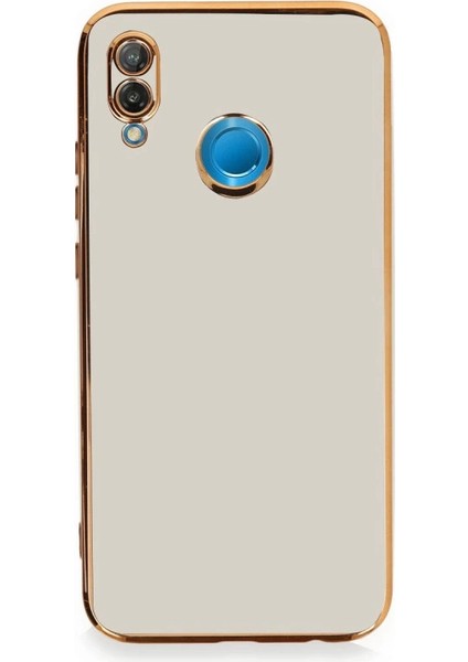 Buğz Huawei P20 Lite Kılıf Volet Silikon - Beyaz