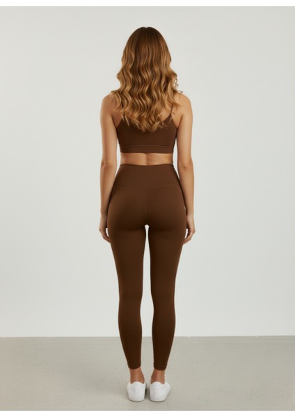 Kadın Yüksek Bel Dalgıç Kumaş Toparlayıcı Spor Tayt fiyatları