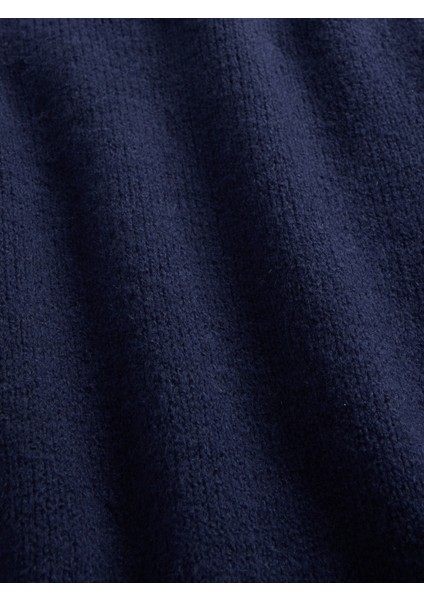 Kadın Lacivert Cashsoft Bisiklet Yaka Kazak modelleri