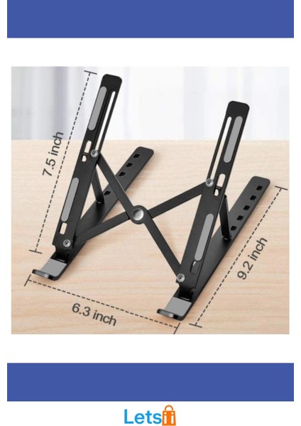 Ayarlanabilir Ergonomik Laptop Standı 7 Kademeli Siyah Pembe Beyaz indirimleri