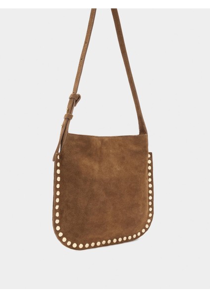 Zımba Detaylı Süet Deri Çapraz Askılı Çanta fırsatları