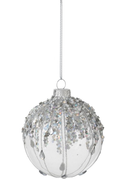 GLITTER AĞAÇ SÜSÜ 8 CM