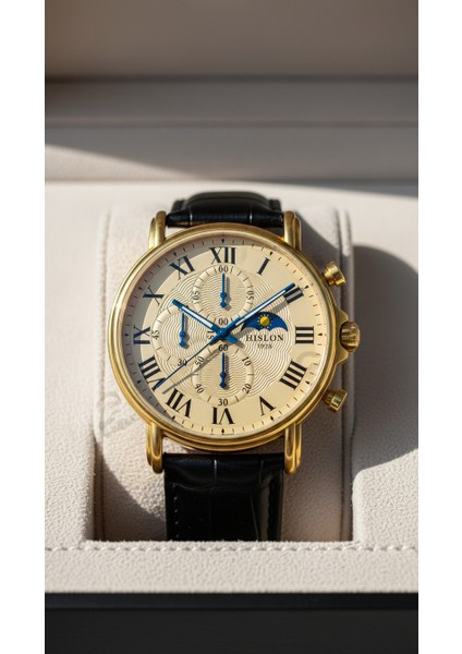 Siyah Deri Kordon Erkek Kol Saati TM112G-08BG fiyatları