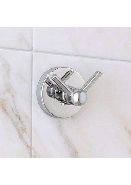 Metal Askılık 2’li Krom Vidalı Paslanmaz Duvar Askılığı Gümüş Renk Banyo Mutfak Havlu Askısı Elbise modelleri