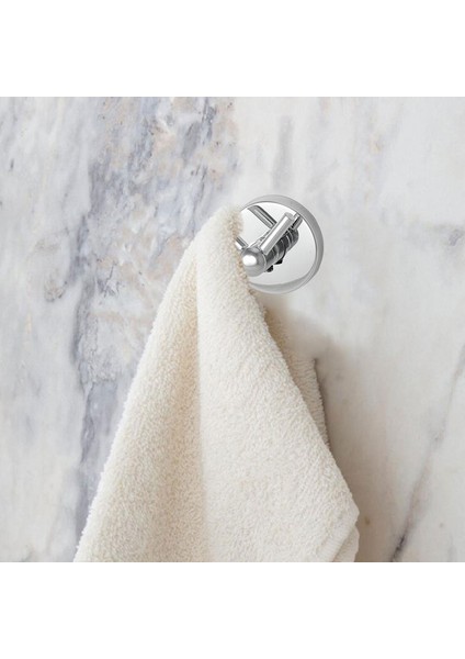 Metal Askılık 2’li Krom Vidalı Paslanmaz Duvar Askılığı Gümüş Renk Banyo Mutfak Havlu Askısı Elbise indirimleri