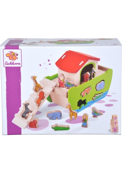 Ahşap Nuh’un Gemisi Şekil Eşleştirme Oyunu