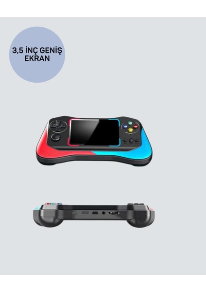 500 Oyunlu 3,5” Elde Taşınabilir Mini Oyun Konsolu – Şarjlı, Tv Bağlantılı fırsatları