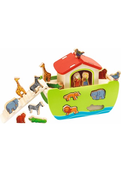 Ahşap Nuh’un Gemisi Şekil Eşleştirme Oyunu modelleri