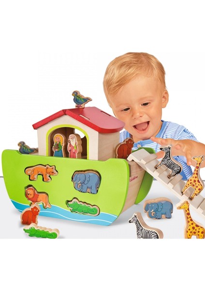 Ahşap Nuh’un Gemisi Şekil Eşleştirme Oyunu fırsatları