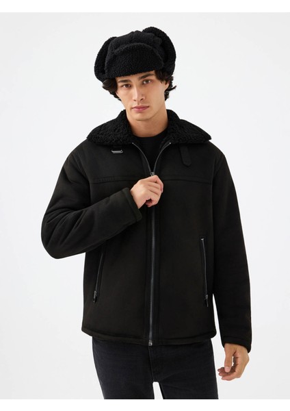 Regular Fit Siyah Erkek Mont LF2040817