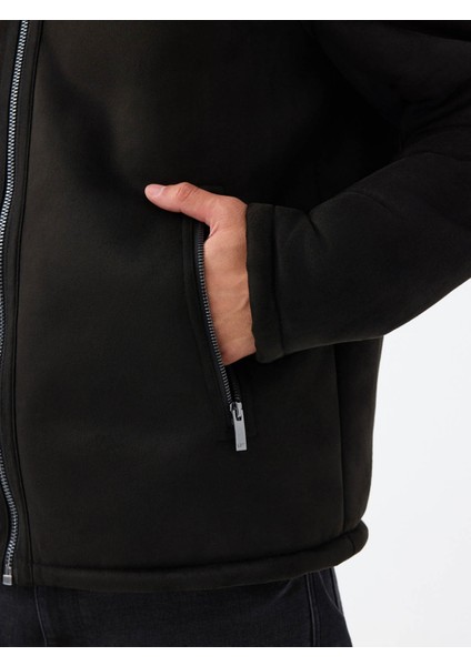 Regular Fit Siyah Erkek Mont LF2040817 indirimleri