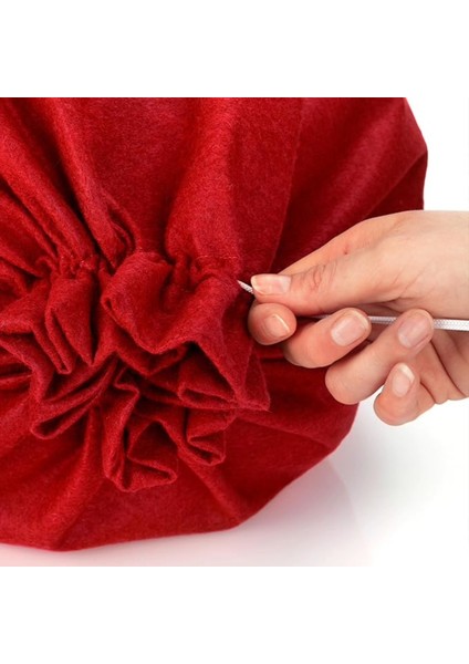 1 Adet Yılbaşı Hediye Dagıtma Çuvalı Kardan Adamlı Dekoratif Noel Baba Hediye Torbası modelleri