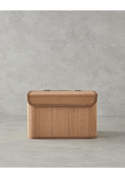Gina Bambu Saklama Kutusu Açık Kahverengi 28X20X18 cm (13.11.2025)