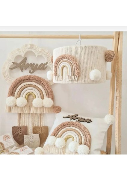 Makrome Bebek/cocuk Odası Set Kapısüsü/ Avize /yastıkdolgusuz