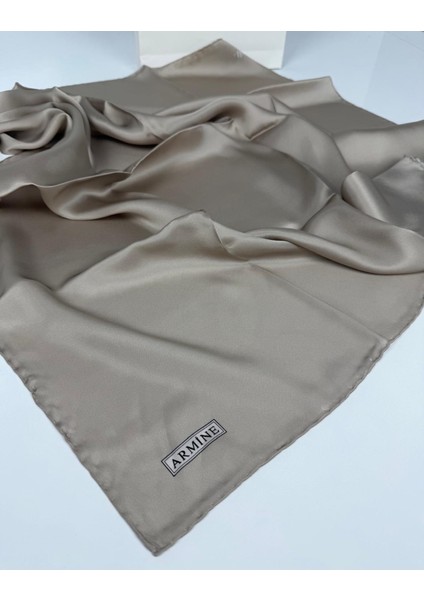 Düz Boyalı % 100 Sura Ipek Eşarp 0010D 16